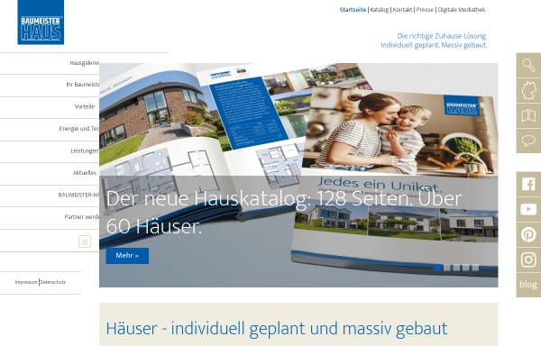 Vorschau von www.bmh.de, Baumeister-Haus Kooperation e.V.