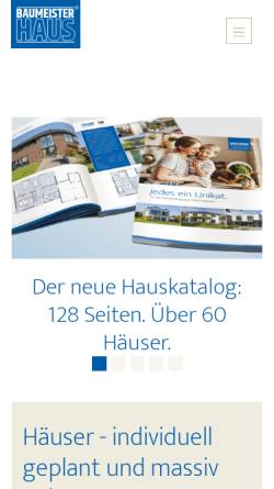 Vorschau der mobilen Webseite www.bmh.de, Baumeister-Haus Kooperation e.V.