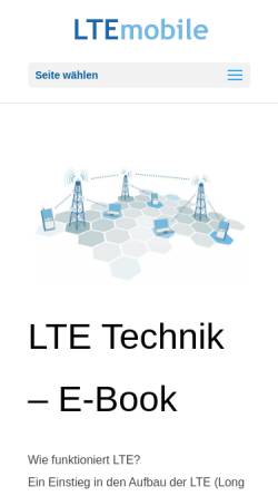 Vorschau der mobilen Webseite ltemobile.de, LTE Mobile