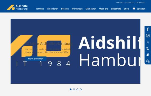 Vorschau von www.aidshilfe-hamburg.de, Aidshilfe Hamburg e. V.