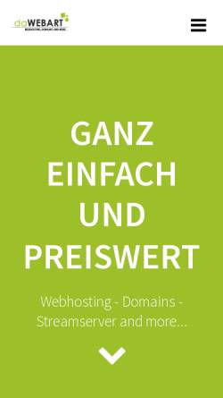 Vorschau der mobilen Webseite www.da-webart.eu, Ches IT Service GmbH