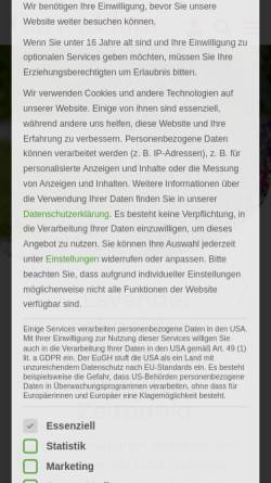Vorschau der mobilen Webseite www.gartenzeitung.de, GartenZeitung