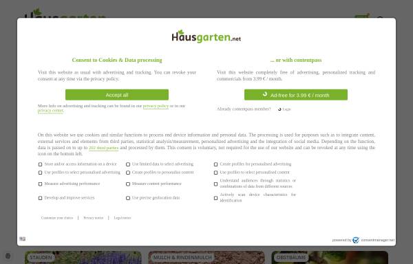 Vorschau von www.hausgarten.net, Hausgarten.net