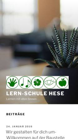 Vorschau der mobilen Webseite lern-schule.de, Lernschule Hese