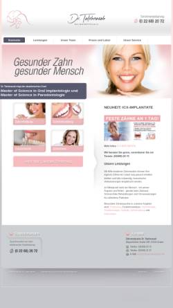 Vorschau der mobilen Webseite www.zahnaerzte-kuerten.de, Zahnärzte Dr. Uellendahl und Dr. Talebnasab