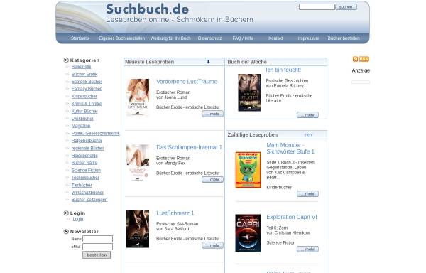 Vorschau von www.suchbuch.de, suchbuch.de - Leseproben online kostenlos