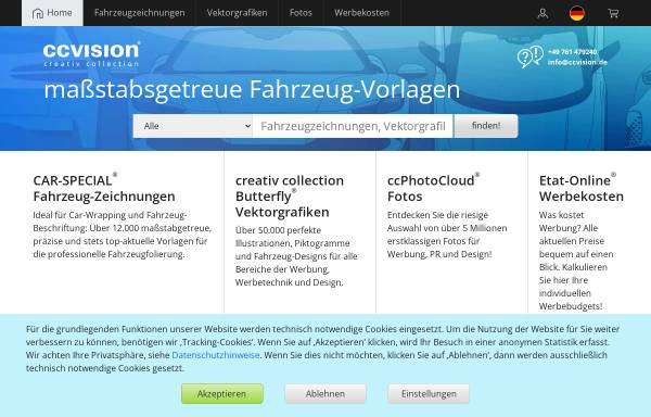 Vorschau von blog.ccvision.de, ccvision blog - Kreativ-Blog für Grafik und Design