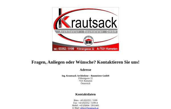 Vorschau von www.krautsack.at, Krautsack, Gerald