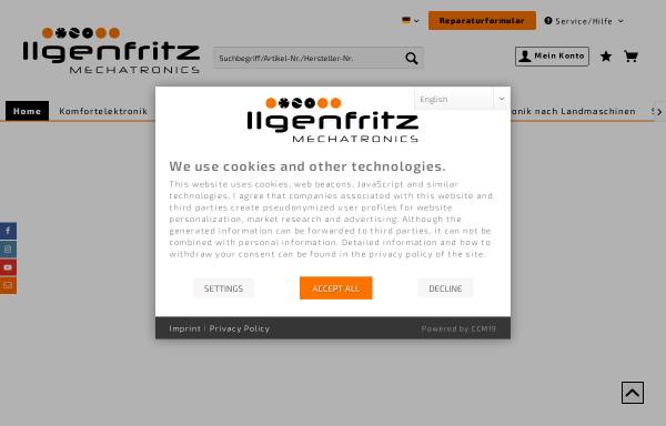Vorschau von ilgenfritz.biz, Ilgenfritz Mechatronics GmbH