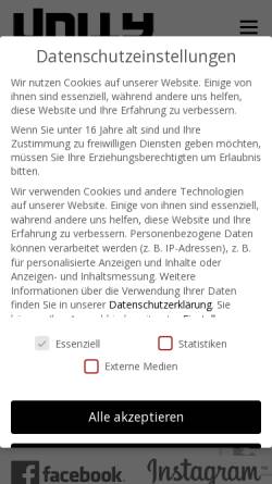 Vorschau der mobilen Webseite www.djunity.de, UniTy Rec. Gerhard Semmler