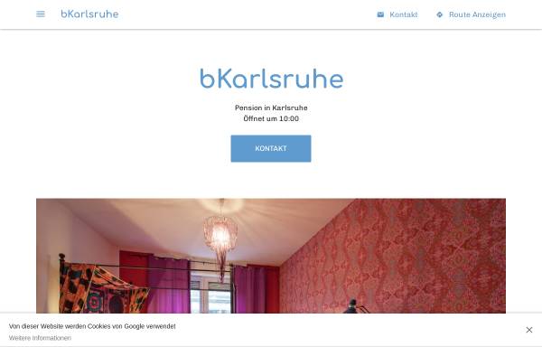 Vorschau von bbkarlsruhe.business.site, Bed and Breakfast