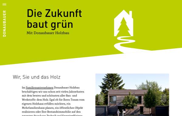 Vorschau von donaubauer-holzbau.de, Donaubauer Holzbau GmbH & Co. KG