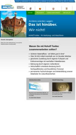 Vorschau der mobilen Webseite www.hohoff-tooltec.de, Hohoff GmbH