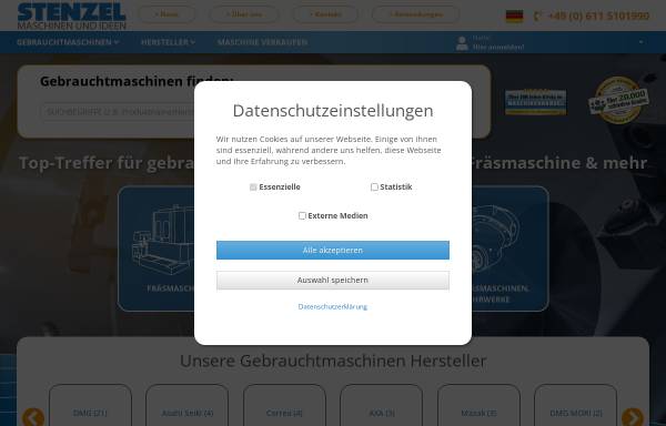 Vorschau von www.cnc-stenzel.de, Stenzel GmbH