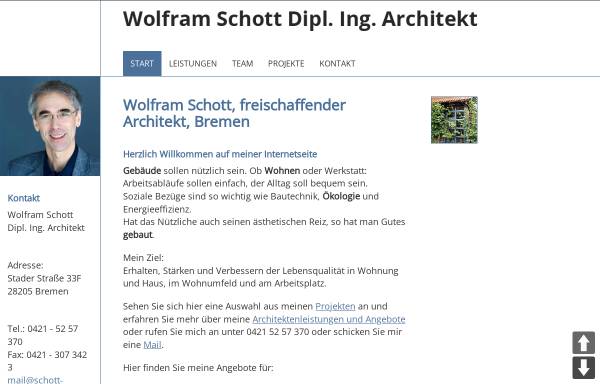 Vorschau von www.schott-architekt.de, Schott, Wolfram