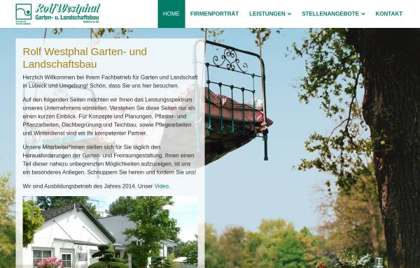 Vorschau von www.westphal-galabau.de, Rolf Westphal Garten- und Landschaftsbau GmbH & Co. KG