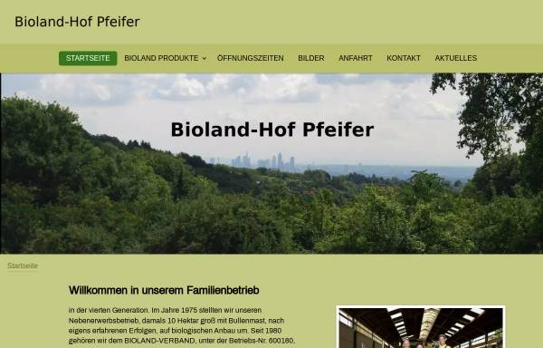 Vorschau von bioland-hof-pfeifer.de, Bioland-Hof Pfeifer