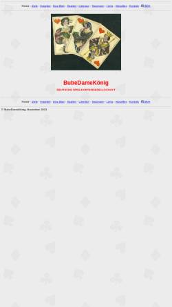 Vorschau der mobilen Webseite www.bube-dame-koenig.de, Bube Dame König