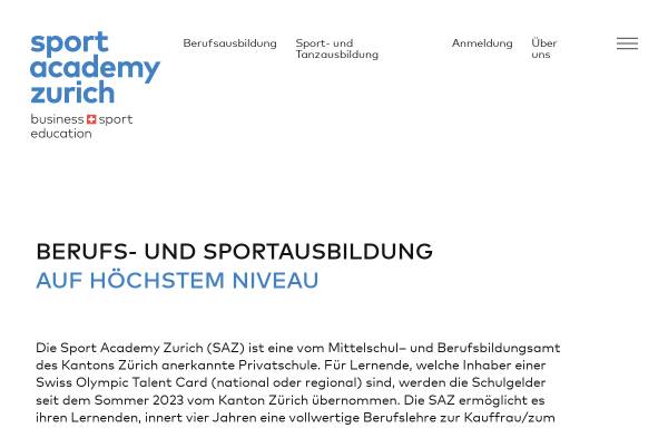 Vorschau von sport-academy.ch, komunikat GmbH