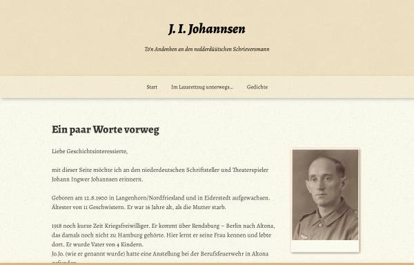 Vorschau von www.johann-johannsen.de, Johann Ingwer Johannsen