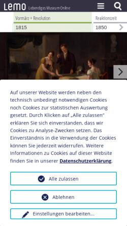 Vorschau der mobilen Webseite www.hdg.de, Plakat zum Theaterstück