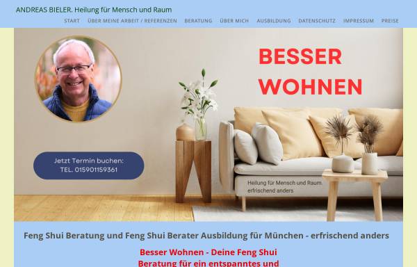 Vorschau von www.fengshui-bieler.de, Feng Shui Beratung Kürten
