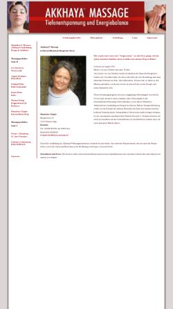 Vorschau der mobilen Webseite www.akkhaya-massage.de, Hannelore Ziegler - Akkhaya Massagepraktikerin