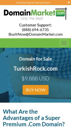 Vorschau der mobilen Webseite www.turkishrock.com, Turkish Rock