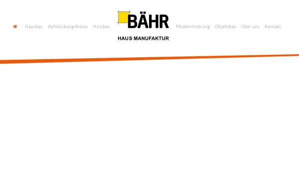 Vorschau von baehr-holzbau.de, Harald und Jürgen Bähr GbR