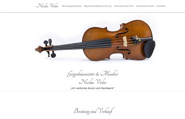 Vorschau von www.geigenbauer-nicolas.de, Violin, Nicolas