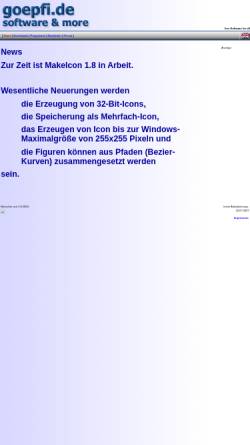 Vorschau der mobilen Webseite www.goepfi.de, Goepfi.de