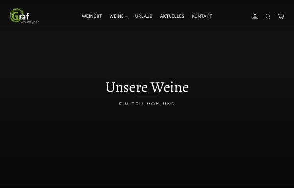 Vorschau von www.graf-von-weyher.de, Weingut Otmar Graf