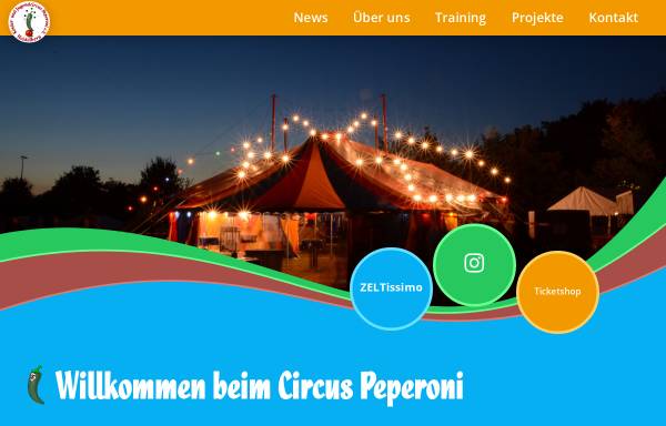 Vorschau von circus-peperoni.jimdo.com, Kinder- und Jugendcircus Peperoni