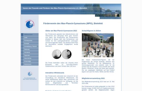 Verein der Freunde und Förderer des Max-Planck-Gymnasiums e.V.