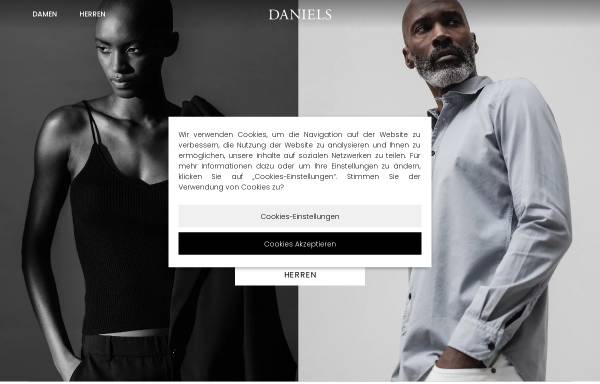 Vorschau von www.daniels-mode.de, Daniels & Co. GmbH