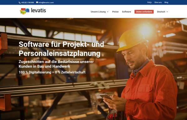 Vorschau von www.levatis.at, Levatis Software Service GmbH