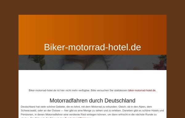 Vorschau von www.biker-motorrad-hotel.de, Biker Motorrad Hotel