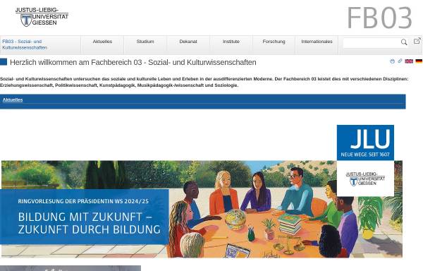 Fachbereich 03 Sozial- und Kulturwissenschaften