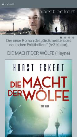 Vorschau der mobilen Webseite www.horsteckert.de, Horst Eckert