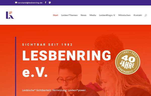 Vorschau von www.lesbenring.de, Lesbenring e.V.