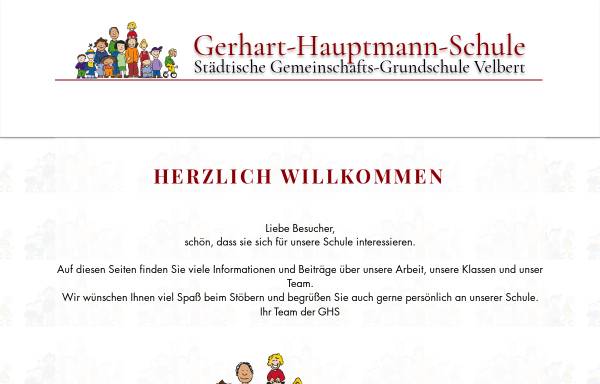 Vorschau von www.ghs-velbert.de, Städt. Gerhart-Hauptmann-Gem. Grundschule