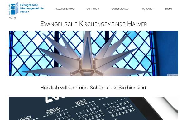Vorschau von www.ev-kirche-halver.de, Evangelische Kirchengemeinde Halver