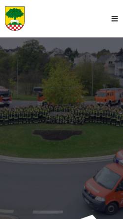Vorschau der mobilen Webseite www.feuerwehr-halver.de, Freiwillige Feuerwehr Halver