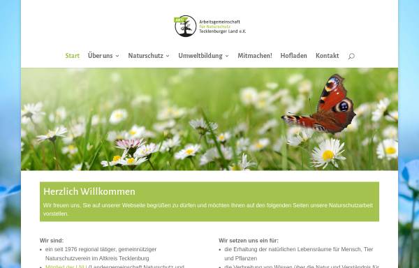 Vorschau von www.antl-ev.de, Arbeitsgemeinschaft für Naturschutz Tecklenburger Land e.V. (ANTL)