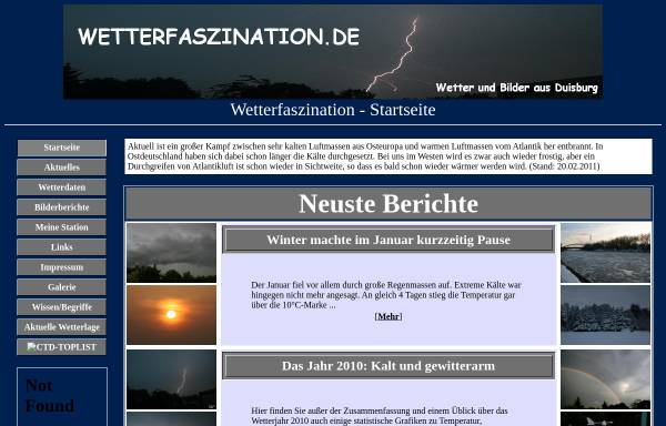 Vorschau von www.wetterfaszination.de, Wetterfaszination.de