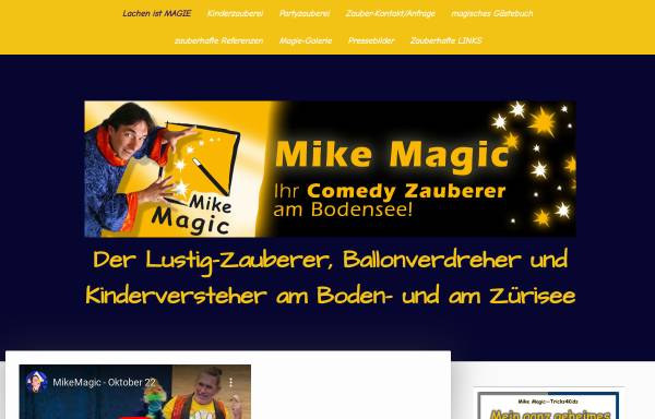 Vorschau von www.mike-magic.de, Mike Magic
