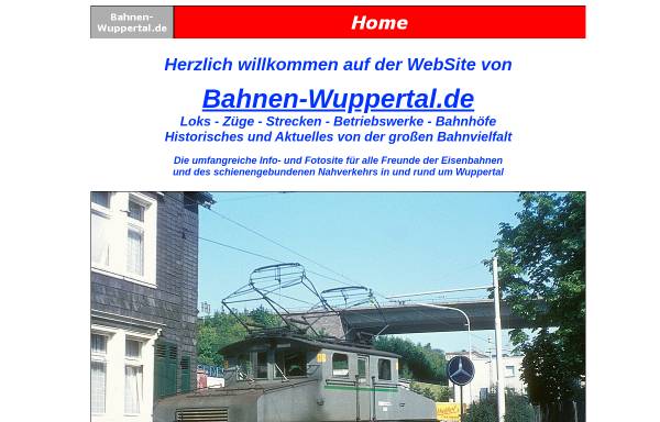 Vorschau von www.bahnen-wuppertal.de, Bahnen-Wuppertal.de