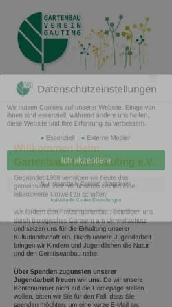 Vorschau der mobilen Webseite gbv-gauting.de, Gartenbauverein Gauting e.V.