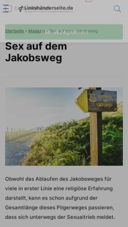 Vorschau der mobilen Webseite www.jakobsweg-pilgerweg.de, Jakobsweg - Pilgerweg