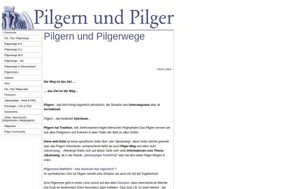 Vorschau von www.pilger-weg.de, Pilger-weg.de